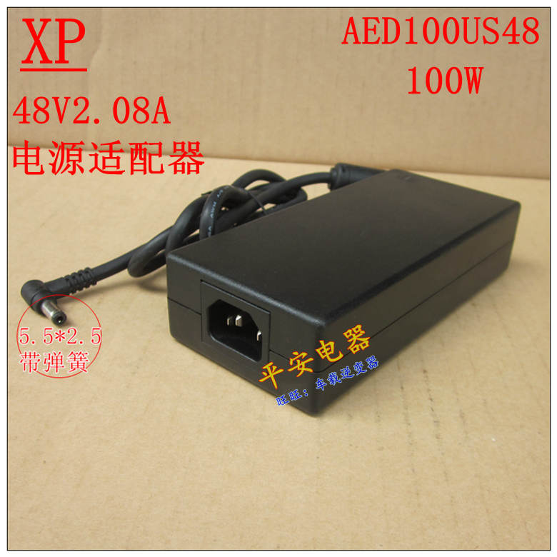 *Brand NEW* XP 48V 2.08A AED100US48 100W 5.5*2.5 AC DC Adapter POWER SUPPLY - Click Image to Close